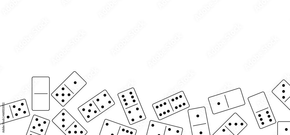 Domino Tiles Classic Dominoes Domino S Pictogram Playing Parts Of