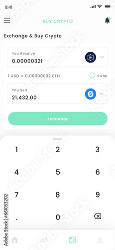 Coin Trade and Forex Exchange, Defi Cryptocurrency, Investment Portfolio, Crypto Trading App Template