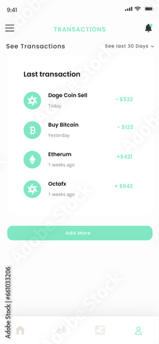 Coin Trade and Forex Exchange, Defi Cryptocurrency, Investment Portfolio, Crypto Trading App Template