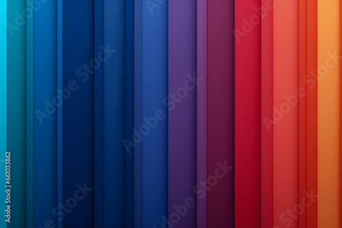 Vertical gradient stripes transitioning from blue to red