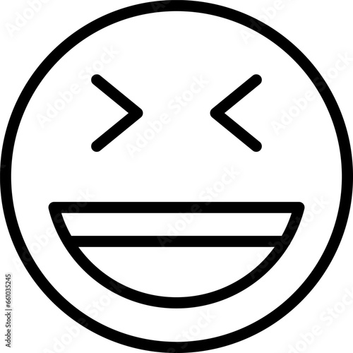 Smiley Emoji Emoticon Line Icon pictogram symbol visual illustration

