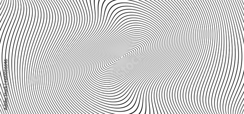Hypnosis, hypnotic spiral line pattern. Circles patroon. Volute, spiral. Circle tunnel element. Psychedelic optical illusion. Concentric lines concept. Radial, spiral rays, wave. Circular, rotating.
