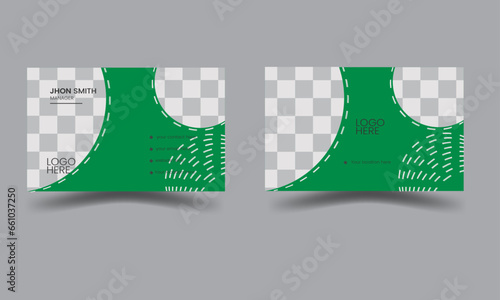 Creative and modern business card 
obe