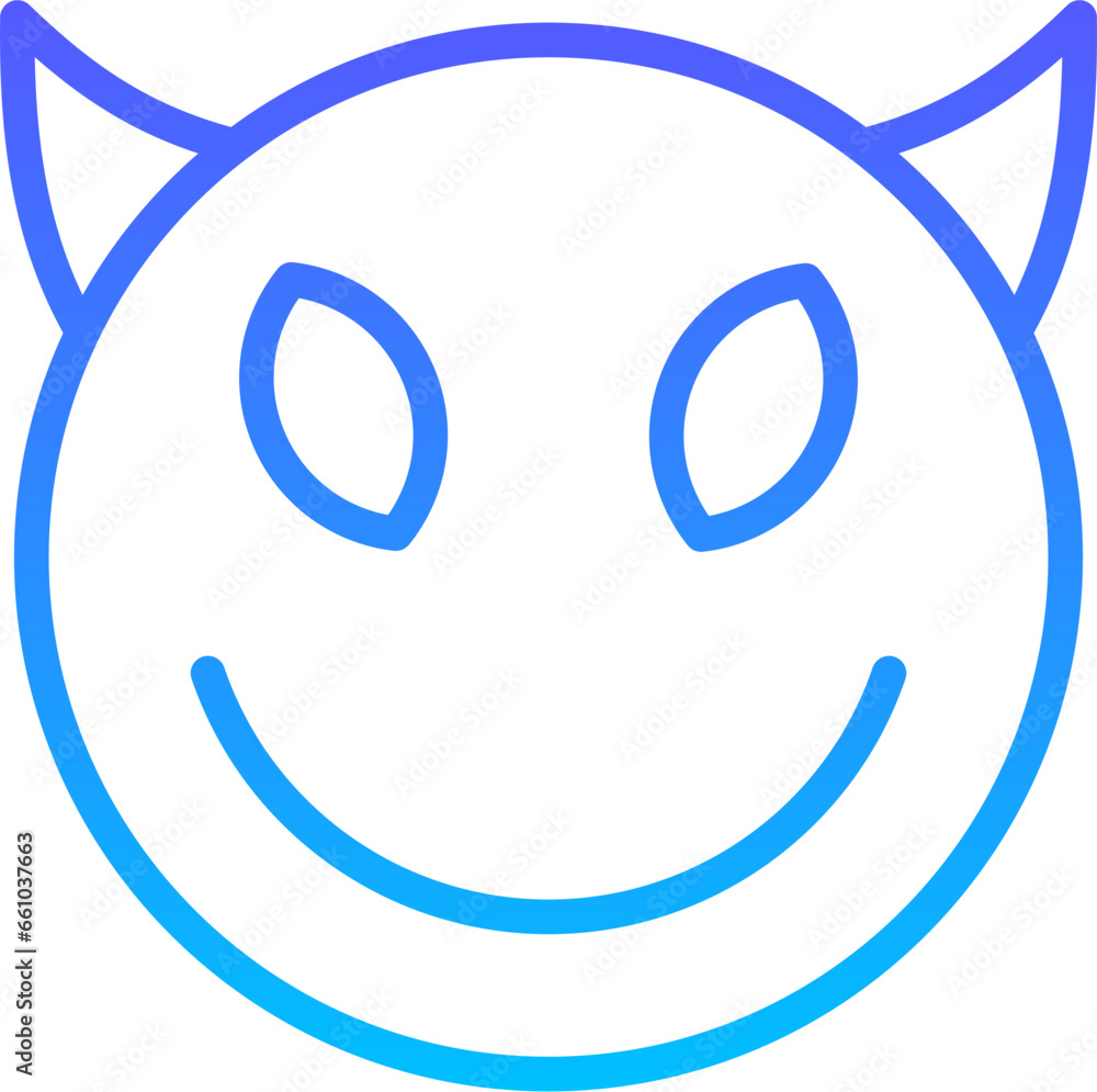 devil Line Gradient Icon pictogram symbol visual illustration devil Line Gradient Icon pictogram symbol visual illustration