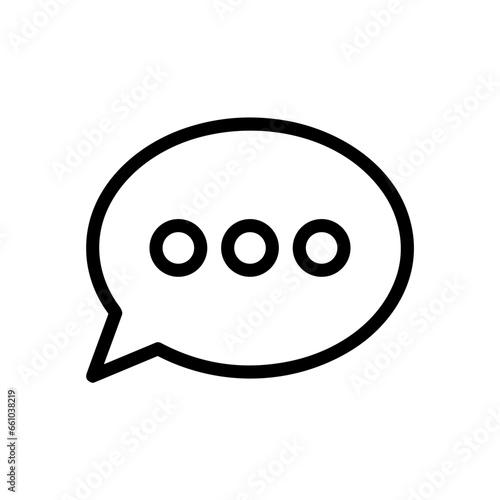 Comment icon symbol vector image. Illustration of the chat social media concept design image