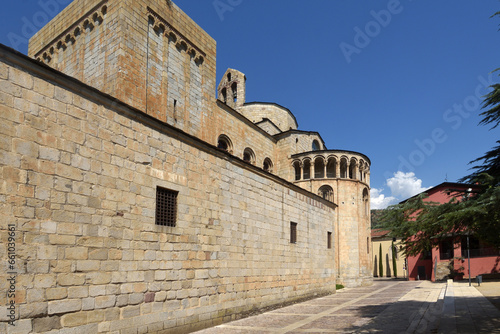 apse of the Cathedral of Santa Maria  La Seu d   Urgell  LLeida province  Catalonia  Spain
