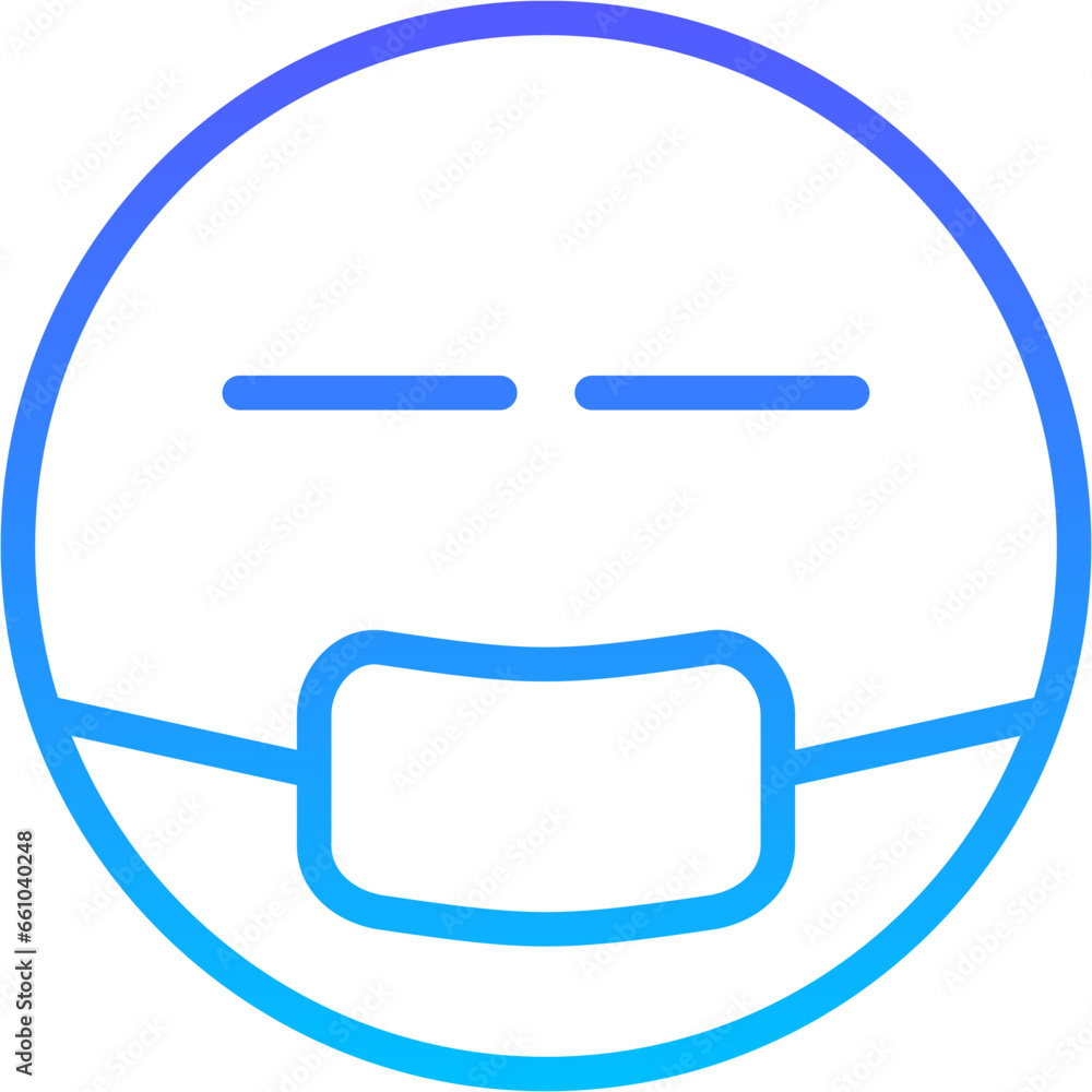medical mask Line Icon pictogram symbol visual illustration medical mask Line Icon pictogram symbol visual illustration