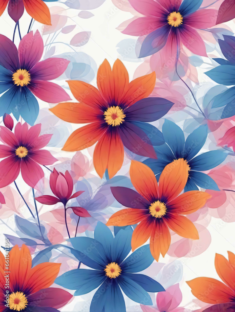 Seamless Flower Pattern - Patterns Decorative Seamless Flower Pattern - Patterns Decorative