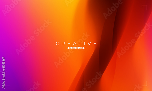 Abstract liquid gradient Background. Purple and Orange Fluid Color Gradient. Design Template For ads, Banner, Poster, Cover, Web, Brochure, Wallpaper, and flyer. Vector.