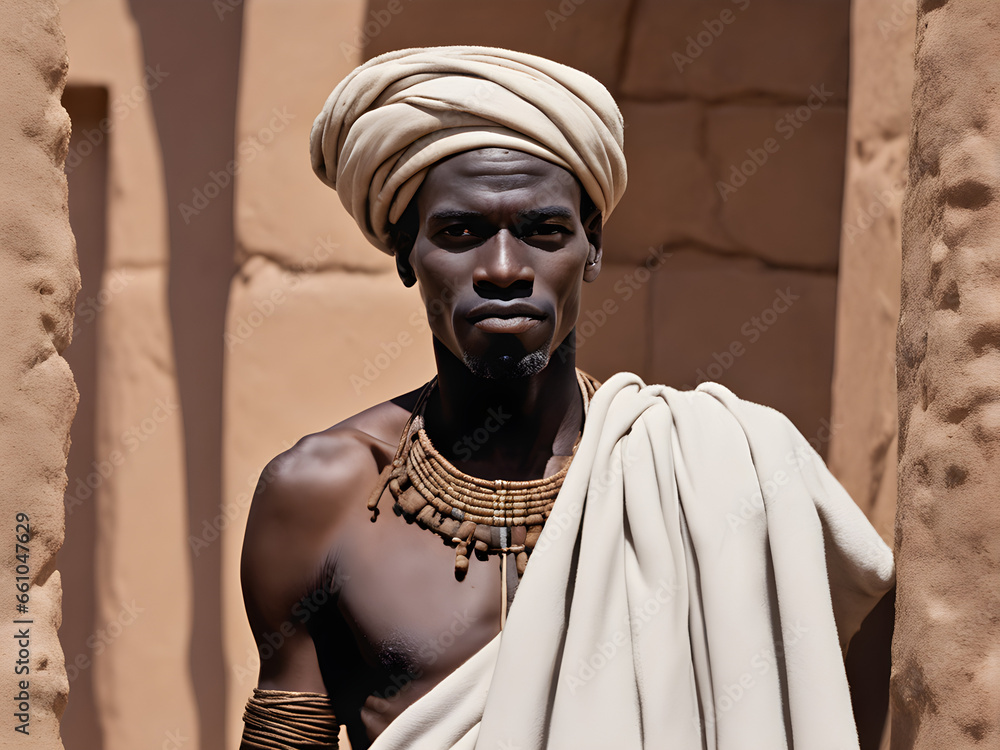 Ancient Nubian man Ancient Nubian man