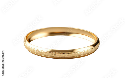 Intricate Bangle Resonate with Cultural Significance and Grace Isolated on a Transparent Background PNG.