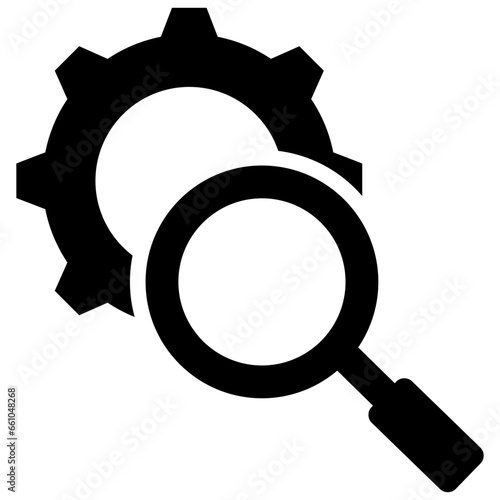 Analysis Glyph Icon