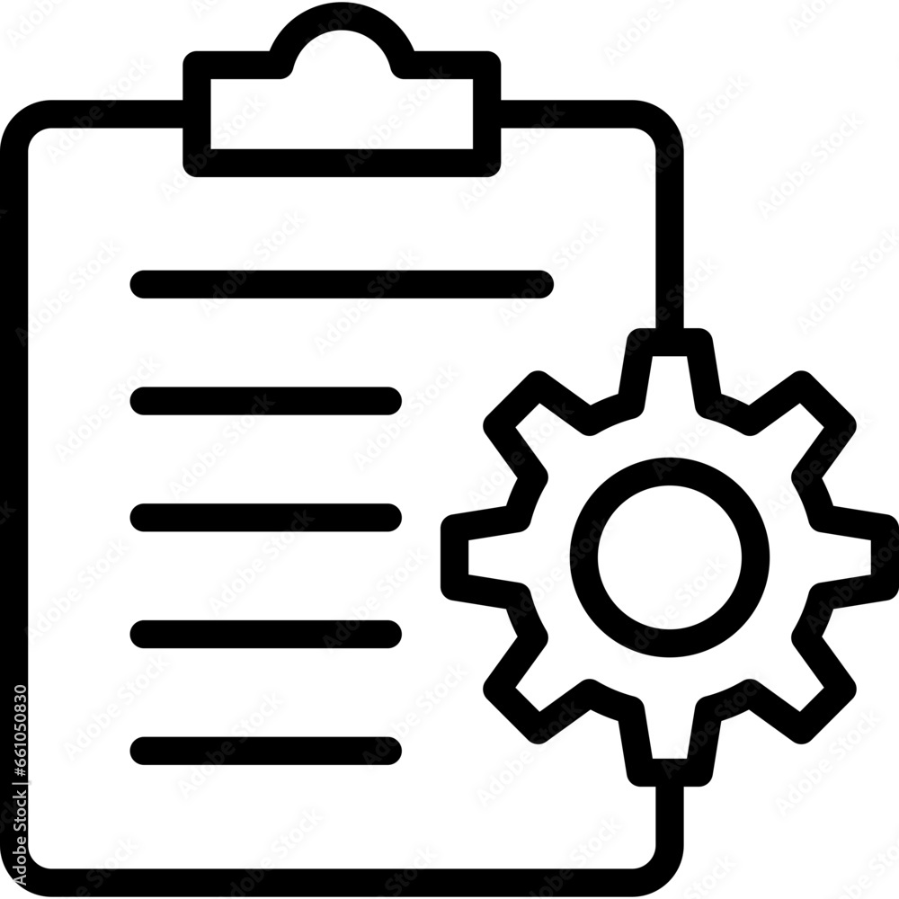 File Management Outline Icon File Management Outline Icon
