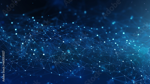 Technology blue background 