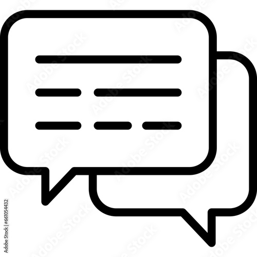 Conversation Outline Icon