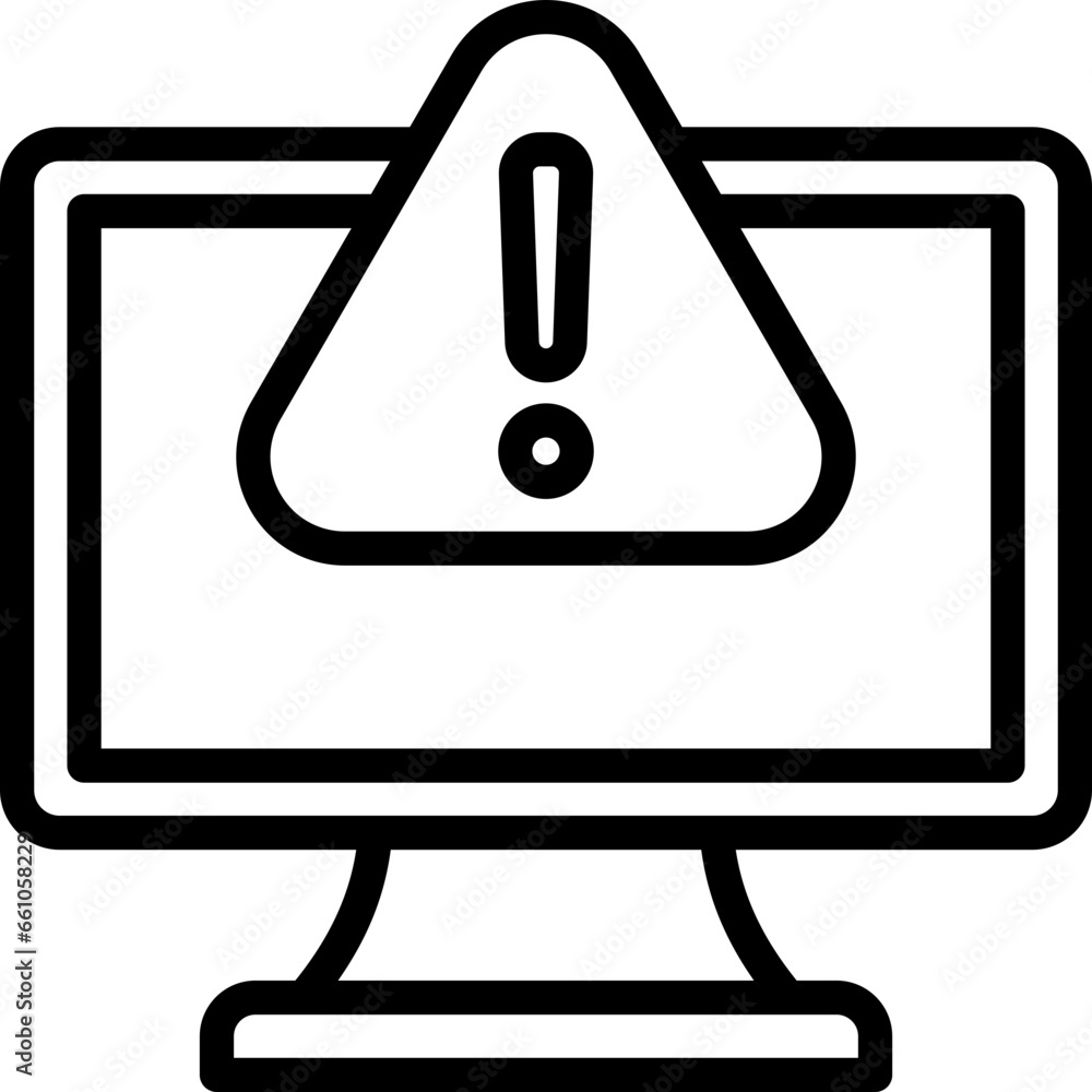 Monitor Outline Icon Monitor Outline Icon