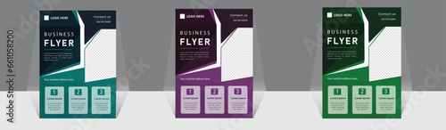 Corporate business flyer design template