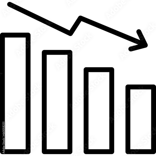 Recession Outline Icon