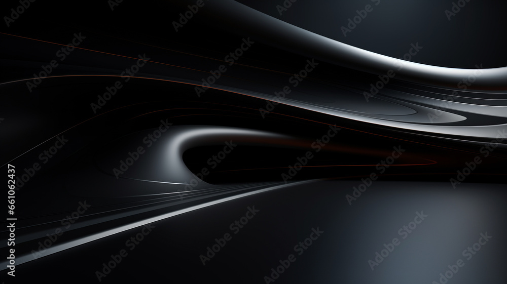 Abstract black background. Modern background. Generative AI Abstract black background. Modern background. Generative AI