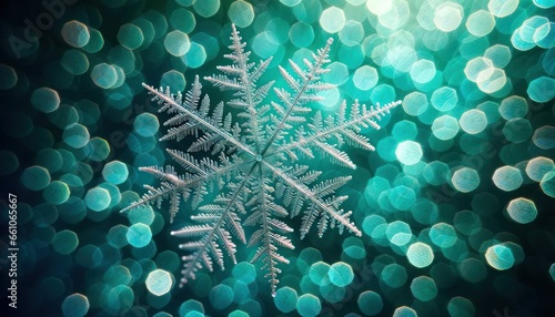Intricate Snowflake, Macro