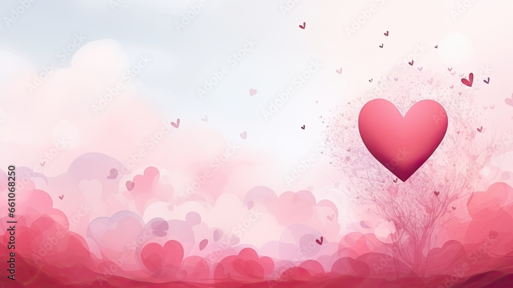 World heart day. Web banner with copy space