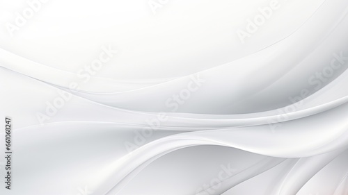 White wave background. Web banner with copy space © Artyom
