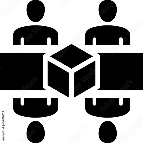 Meeting Glyph Icon