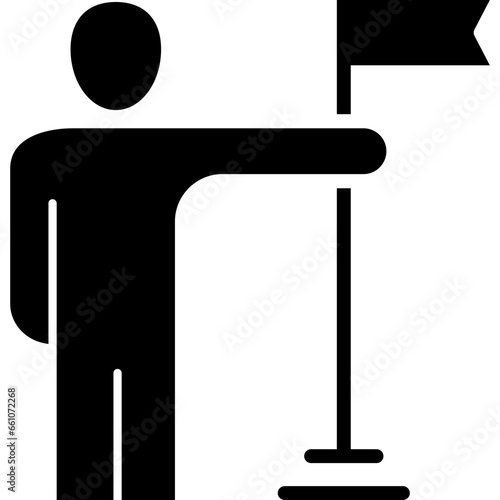 Leadership Glyph Icon