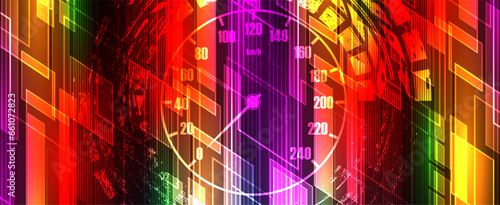 Racing speed background, vector illustration abstraction in car track