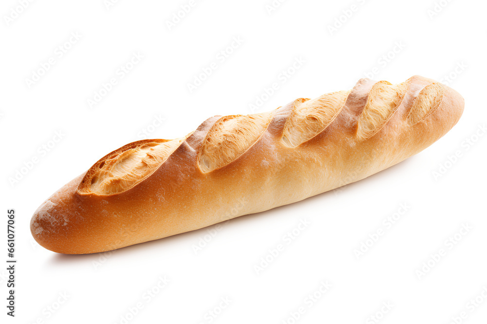 Baguette Bread on a Transparent Background Baguette Bread on a Transparent Background
