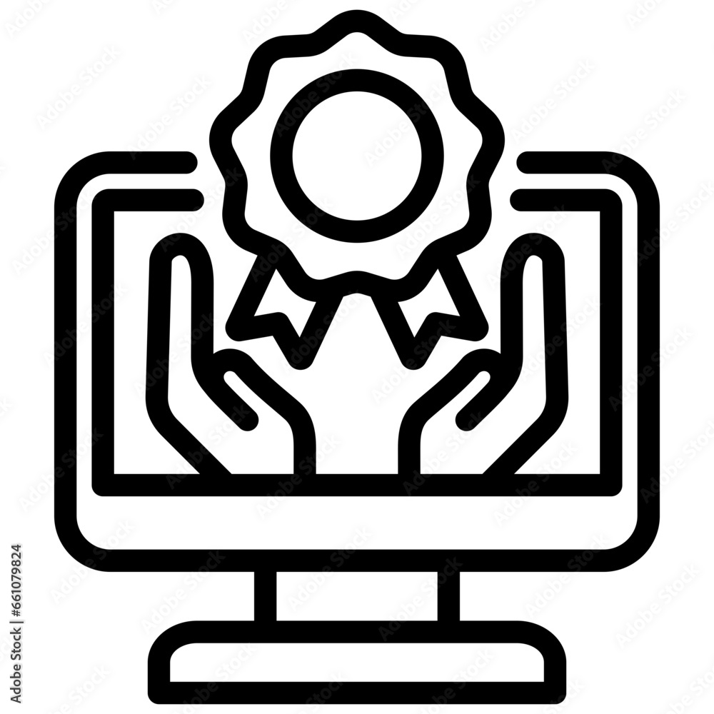 Brand Management Outline Icon Brand Management Outline Icon