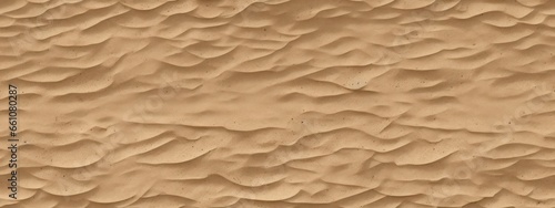 Seamless sandy beach or desert sand dunes tileable texture. Boho chic light brown clay colored summer repeat pattern background