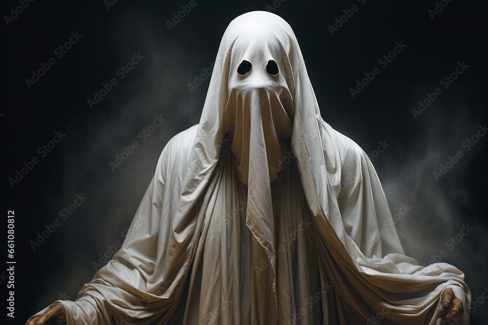 A Halloween Ghost, Created with Generative AI A Halloween Ghost, Created with Generative AI