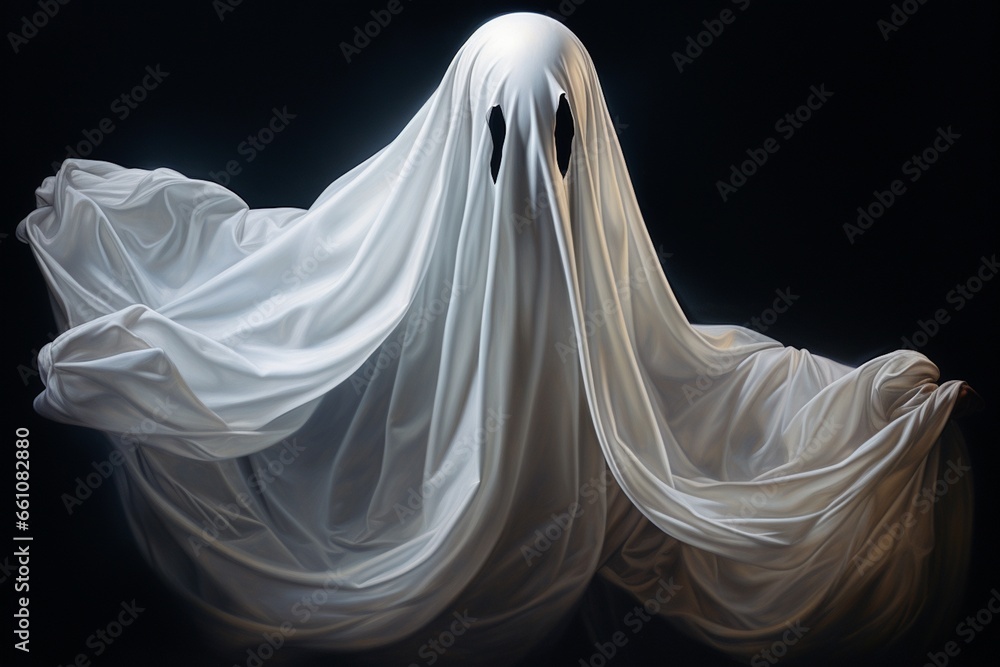 A Halloween Ghost, Created with Generative AI A Halloween Ghost, Created with Generative AI