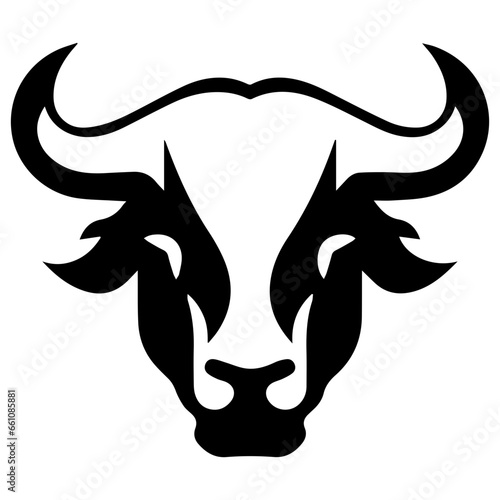 Vector image of an buffalo head on white background, Angry head face mascot of bull buffalo portrait. black white line art vector illustration