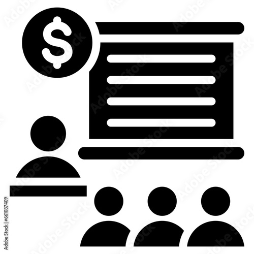 Training Programs Glyph Icon