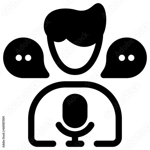 broadcast 3d icon illustration