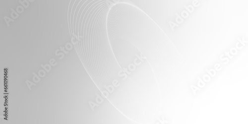 Gray and white abstract background with flowing particles. Digital future technology concept. © Ghost Rider