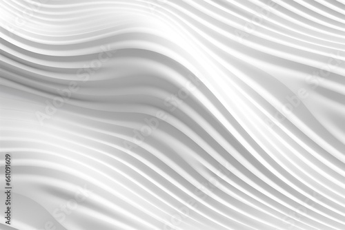 Abstract wallpaper with white undulating lines creating a light ripple effect. Generative AI
