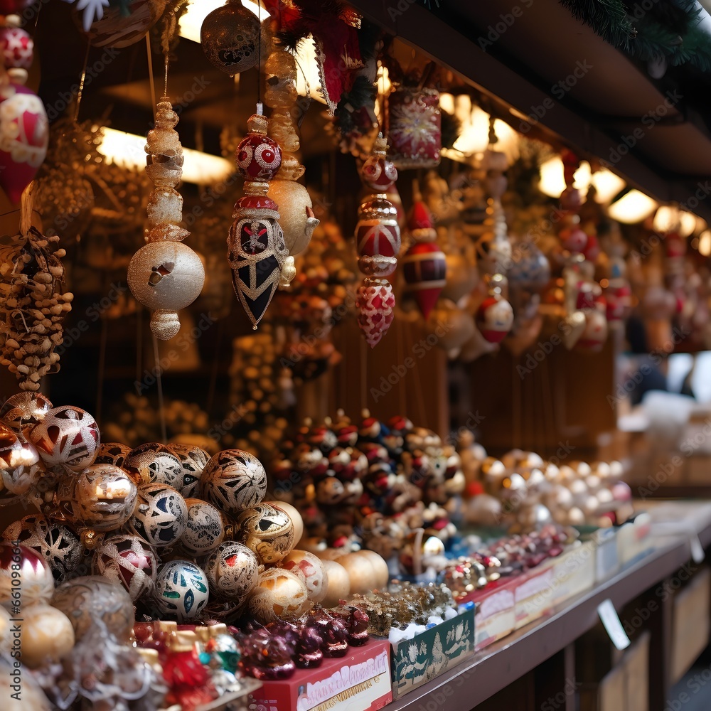 christmas market stall german style