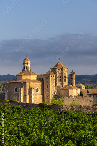 Royal Abbey of Santa Maria de Poblet, cistercian monastery, Catalonia, Spain photo
