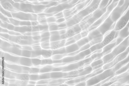 Abstract white transparent water shadow surface texture natural ripple background