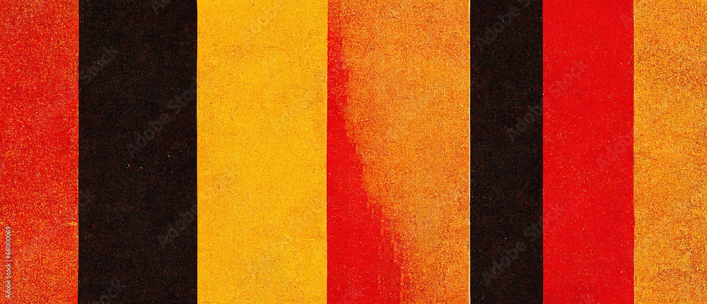 Generative AI, abstract Bauhaus style autumn colors background with grainy paper texture. Trendy contemporary minimal 20s geometric design. Digital art. Generative AI, abstract Bauhaus style autumn colors background with grainy paper texture. Trendy contemporary minimal 20s geometric design. Digital art.