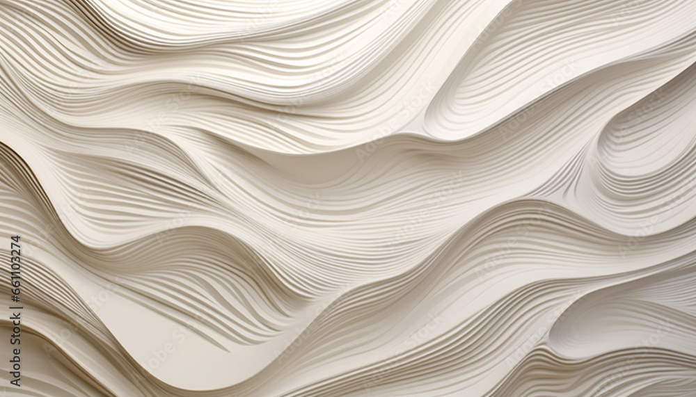 Abstract contour background in white