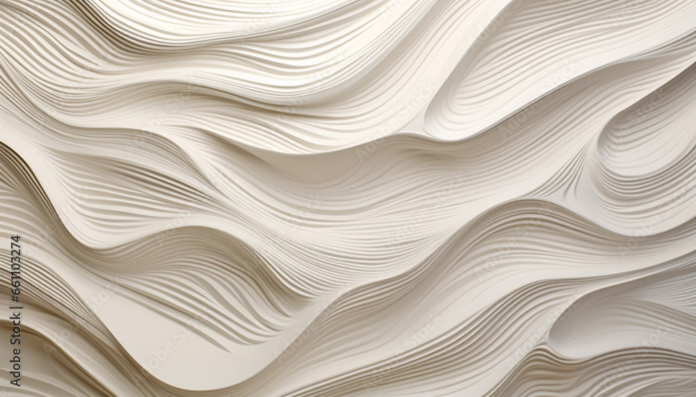 Obraz premium Abstract contour background in white