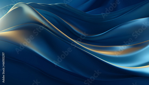 Blue silk background wallpaper