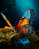 hermosa mariposa de colores