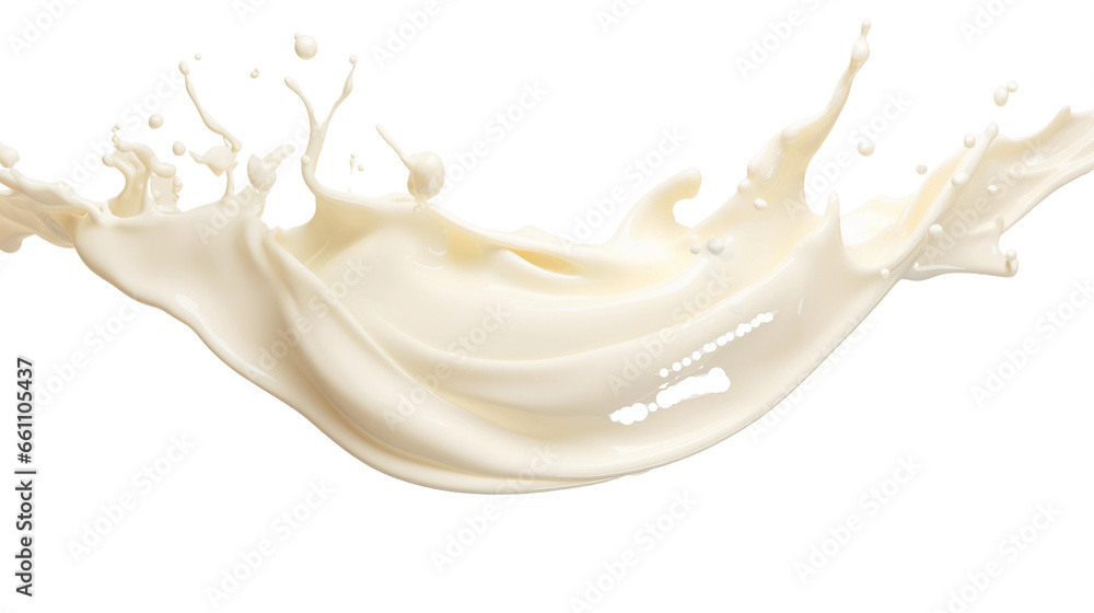 splash cream isolated, generative AI splash cream isolated, generative AI