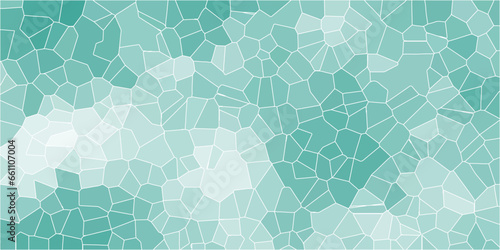 Pastel light Mint colors stone tile pattern. Cement kitchen decor. Mint marble bath floor. Fabric vintage print. Quartz glass natural fragment. with white lines broken glass grunge art vintage design