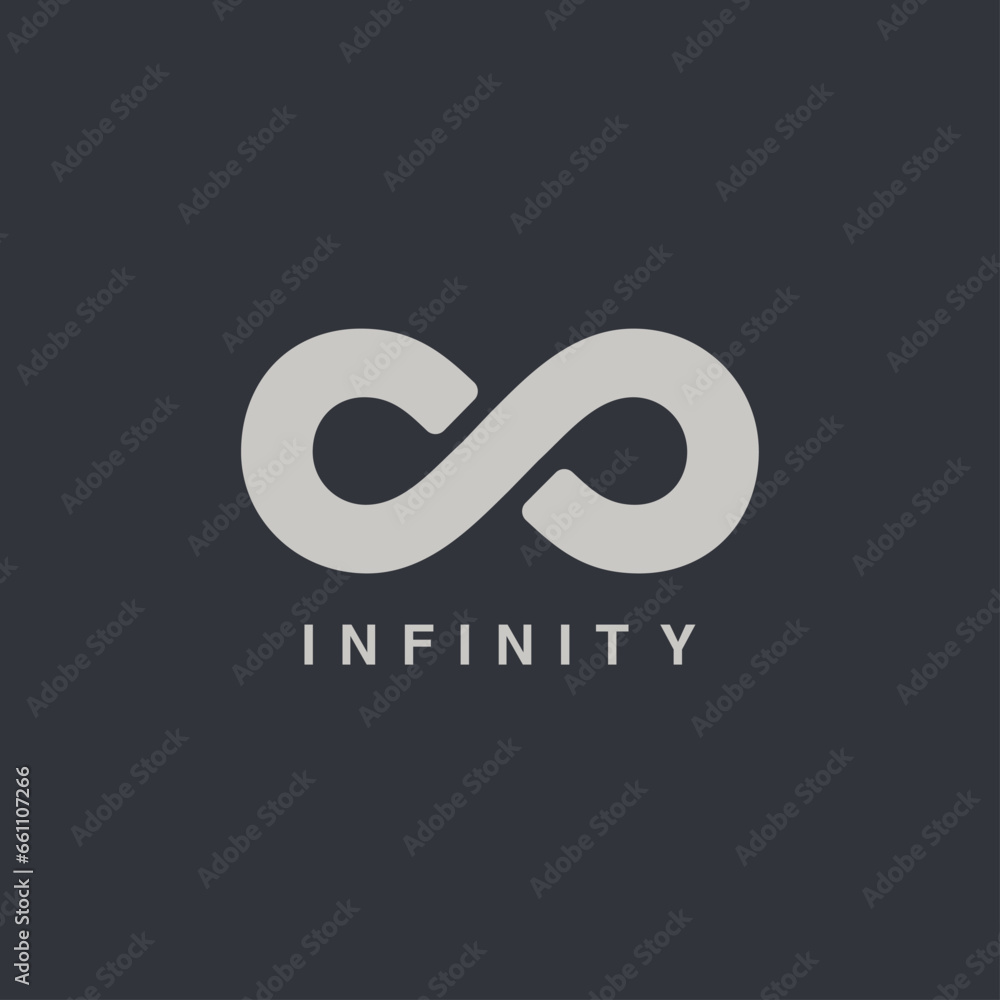 Fototapeta premium infinity symbol vector graphic design